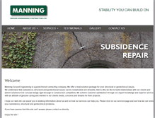 Tablet Screenshot of manninggroup.ie
